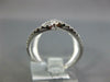 ESTATE EXTRA LARGE .62CT DIAMOND 18KT WHITE GOLD 3D OVAL LOVE KNOT FUN RING