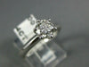 ESTATE .94CT DIAMOND 14KT WHITE GOLD 3D CLASSIC SOLITAIRE ENGAGEMENT RING #1906