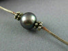 ESTATE AAA TAHITIAN PEARL SILVER CLASSIC BY THE YARD FLOWER LOVE NECKLACE #24384