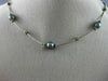 ESTATE AAA TAHITIAN PEARL SILVER CLASSIC BY THE YARD FLOWER LOVE NECKLACE #24384