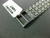 LONG GENEVE 3.0CT DIAMOND 14KT WHITE GOLD ROUND GOLD FACE CLASSIC WATCH #22282