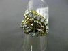 ESTATE LARGE 1.25CT DIAMOND 14KT TWO TONE GOLD 3D HEART SHAPE SEMI MOUNT RING