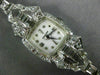 ANTIQUE HAMILTON 2.0CT OLD MINE DIAMOND PLATINUM CLASSIC ART DECO WATCH #22125