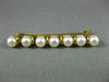 ESTATE TIFFANY & CO AAA MIKI MOTO PEARL 18KT YELLOW GOLD PIN / BROOCH #24086