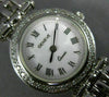 GENEVE .82CT DIAMOND 14KT WHITE GOLD ROUND CLASSIC ROMAN NUMERAL WATCH #20446
