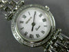 GENEVE .82CT DIAMOND 14KT WHITE GOLD ROUND CLASSIC ROMAN NUMERAL WATCH #20446