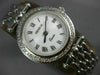 GENEVE .82CT DIAMOND 14KT WHITE GOLD ROUND CLASSIC ROMAN NUMERAL WATCH #20446