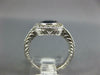 1.82CT DIAMOND & AAA SAPPHIRE 14KT WHITE GOLD OVAL HALO FILIGREE ENGAGEMENT RING