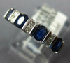 1.14CT DIAMOND & AAA SAPPHIRE 14KT WHITE GOLD 3D OVAL & ROUND ANNIVERSARY RING