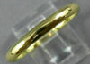 ESTATE 18KT YELLOW GOLD 3D CLASSIC 2.5MM SOLID WEDDING ANNIVERSARY RING #26579