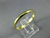 ESTATE 18KT YELLOW GOLD 3D CLASSIC 2.5MM SOLID WEDDING ANNIVERSARY RING #26579