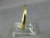 ESTATE 18KT YELLOW GOLD 3D CLASSIC 2.5MM SOLID WEDDING ANNIVERSARY RING #26579