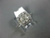 GIA 1.09CT DIAMOND 14KT WHITE GOLD CUSHION & ROUND HALO CLASSIC ENGAGEMENT RING