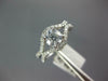 GIA LARGE 1.35CT DIAMOND 14KT WHITE GOLD 3D ROUND INFINITY ENGAGEMENT RING