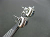 ESTATE 1.61CT DIAMOND & SAPPHIRE 18KT WHITE GOLD SQUARE FILIGREE CLIP ON EARRING