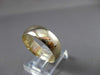 ESTATE WIDE 14KT YELLOW GOLD SHINY CLASSIC WEDDING BAND RING 6mm STUNNING #23395
