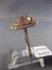 2.49CT DIAMOND & MORGANITE 14KT ROSE GOLD 3D DOUBLE HALO OCTAGON ENGAGEMENT RING