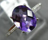 1.82CT DIAMOND & AMETHYST 18KT WHITE GOLD SEMI ETERNITY FILIGREE ENGAGEMENT RING
