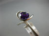 1.67CT DIAMOND & AAA AMETHYST 14KT WHITE GOLD CRISS CROSS SWIRL ENGAGEMENT RING