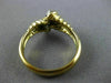 ESTATE .18CT DIAMOND & AAA RUBY 18K YELLOW GOLD FRIENDSHIP PROMISE RING #23975