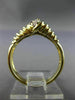 ESTATE .18CT DIAMOND & AAA RUBY 18K YELLOW GOLD FRIENDSHIP PROMISE RING #23975