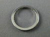 ESTATE .84CT AAA ROUND SAPPHIRE 14KT WHITE GOLD CHANNEL ETERNITY RING 2mm #17819