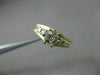 ANTIQUE .46CT OLD MINE DIAMOND 14KT 2 TONE GOLD SOLITAIRE ENGAGEMENT RING #22684