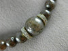 LARGE 113.43CT WHITE & RAW CHOCOLATE FANCY DIAMOND 18KT YELLOW GOLD 3D NECKLACE