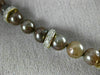 LARGE 113.43CT WHITE & RAW CHOCOLATE FANCY DIAMOND 18KT YELLOW GOLD 3D NECKLACE