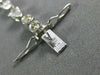 ESTATE WIDE 3.86CT DIAMOND 14K WHITE GOLD 3D CLASSIC PEAR SHAPE TENNIS BRACELET
