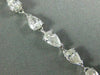 ESTATE WIDE 3.86CT DIAMOND 14K WHITE GOLD 3D CLASSIC PEAR SHAPE TENNIS BRACELET