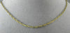 ESTATE EXTRA LONG 14KT YELLOW GOLD DIAMOND CUT FIGARUCCI NECKLACE CHAIN #24748