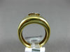ESTATE WIDE .07CT DIAMOND 14KT YELLOW GOLD 3D X BOW TIE FUN RING