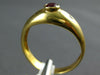 .55CT DIAMOND & AAA RUBY 18K YELLOW GOLD 3D CLASSIC OVAL & ROUND ETOILE FUN RING