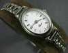 ESTATE 14KT WHITE GOLD MATT & SHINNY OVAL CLASSIC QUARTZ MOVEMENT WATCH #18428