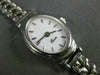 ESTATE 14KT WHITE GOLD MATT & SHINNY OVAL CLASSIC QUARTZ MOVEMENT WATCH #18428