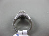 ESTATE 1.80CT DIAMOND 14KT WHITE GOLD 3D CLUSTER HALO FLOWER FRIENDSHIP RING