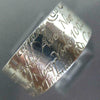 ESTATE WIDE TIFFANY & CO. 925 SILVER 3D CLASSIC NY 5TH AVE ENGRAVED RING #26737