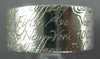 ESTATE WIDE TIFFANY & CO. 925 SILVER 3D CLASSIC NY 5TH AVE ENGRAVED RING #26737