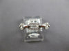 ESTATE .23CT DIAMOND 18KT WHITE GOLD LOVE KNOT SEMI ETERNITY LINK ROPE FUN RING