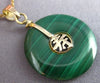 ESTATE AAA AGATE 14KT WHITE GOLD 3D HANDCRAFTED CHINESE LUCKY PENDANT #26491