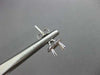 ESTATE .22CT DIAMOND 14KT WHITE GOLD 4 PRONG ROUND SEMI MOUNT HALO STUD EARRINGS