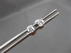 ESTATE .50CT DIAMOND 14KT WHITE GOLD CLASSIC SCREW BACK STUD EARRINGS #19452