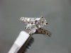 ESTATE LARGE 1.50CT ROUND DIAMOND 14KT WHITE GOLD 2 STONE CRISS CROSS LOVE RING