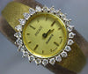 ESTATE PALACE .80CT DIAMOND 14KT YELLOW GOLD 3D ROUND SWISS LADIES WATCH #22617