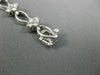 ESTATE WIDE 2.0CT DIAMOND 18KT WHITE GOLD FLOWER CLUSTER TENNIS BRACELET #26551