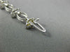 ESTATE WIDE 2.0CT DIAMOND 18KT WHITE GOLD FLOWER CLUSTER TENNIS BRACELET #26551
