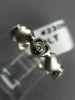 ESTATE .20CT ROUND DIAMOND PLATINUM HEART ETERNITY LOVE ANNIVERSARY RING #23098