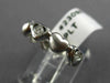 ESTATE .20CT ROUND DIAMOND PLATINUM HEART ETERNITY LOVE ANNIVERSARY RING #23098