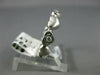 ESTATE .20CT ROUND DIAMOND PLATINUM HEART ETERNITY LOVE ANNIVERSARY RING #23098